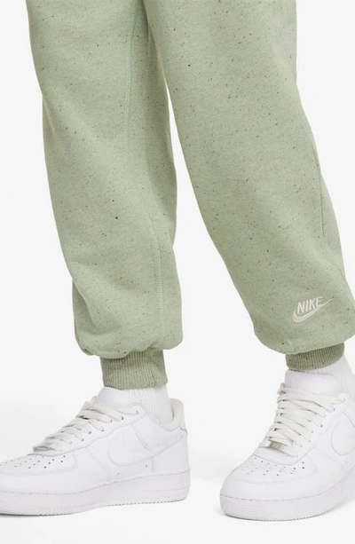 Shop Nike Kids' Sportswear Icon Fleece Joggers In Honeydew/ Sail