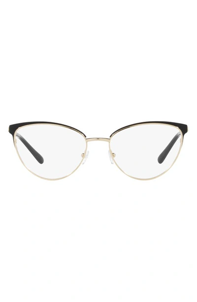 Shop Michael Kors Marsaille 55mm Cat Eye Optical Glasses In Light Gold