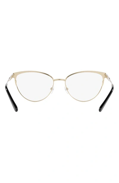 Shop Michael Kors Marsaille 55mm Cat Eye Optical Glasses In Light Gold