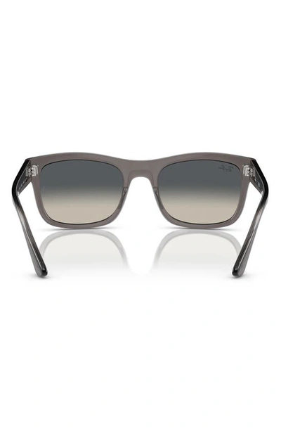 Ray Ban 56mm Gradient Square Sunglasses In Grey Flash