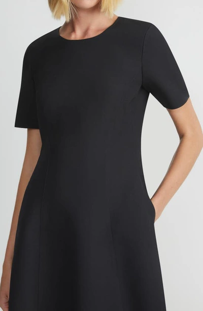 Lafayette 148 Responsible Wool Double Face  Maxi Dress In Black