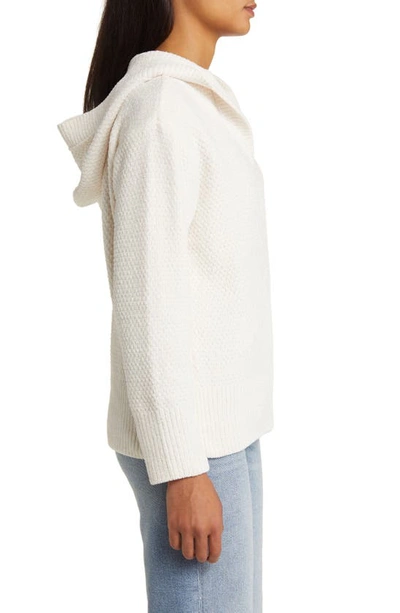 Shop Tommy Bahama Island Luna Chenille Hoodie In Coconut