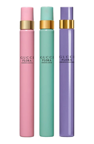 Shop Gucci 3-piece Flora Gorgeous Gardenia Fragrance Set (limited Edition) $114 Value