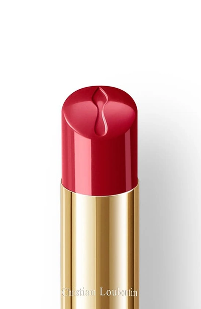 Shop Christian Louboutin Rouge Stiletto Glossy Shine Lipstick In Rouge Louboutin 001s