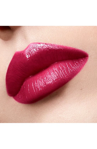 Shop Christian Louboutin Rouge Stiletto Glossy Shine Lipstick In Levita Grape 824s