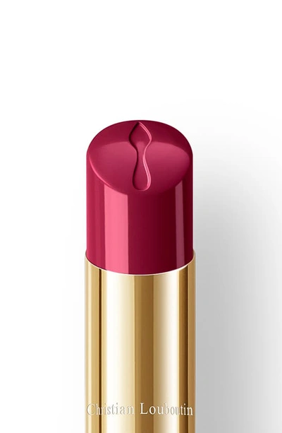 Shop Christian Louboutin Rouge Stiletto Glossy Shine Lipstick In Levita Grape 824s