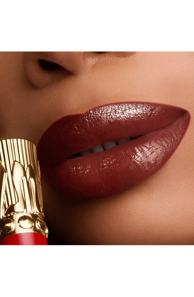 Shop Christian Louboutin Rouge Stiletto Glossy Shine Lipstick In Cacaotemple 447s