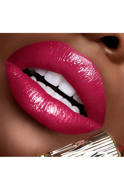 Shop Christian Louboutin Rouge Stiletto Glossy Shine Lipstick In Levita Grape 824s