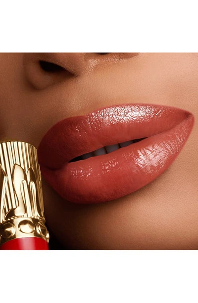 Shop Christian Louboutin Rouge Stiletto Glossy Shine Lipstick In Barerococot 013s