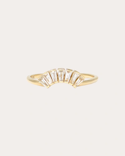 Shop Anzie Women's Justine Deco Fan Ring In Gold