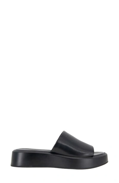 Shop Bcbgeneration Farah Platform Slide Sandal In Black