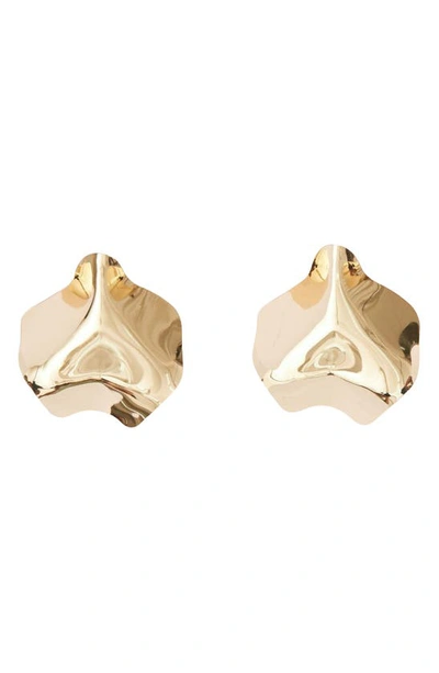 Shop 8 Other Reasons Abstract Statement Stud Earrings In Gold