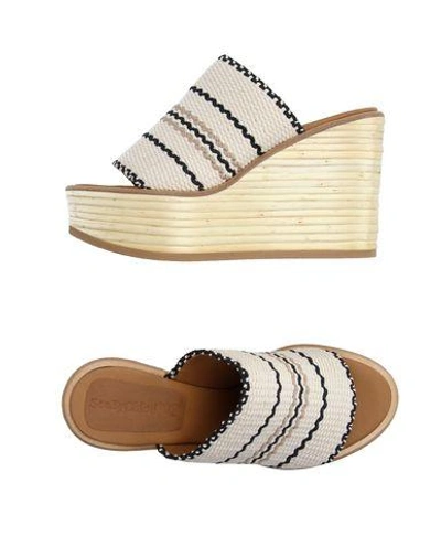 Shop See By Chloé Sandals In Ivory