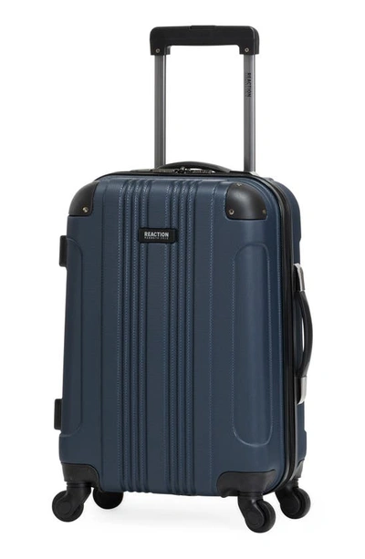 Shop Kenneth Cole Out Of Bounds 20" Hardside Carry-on Luggage In Naval