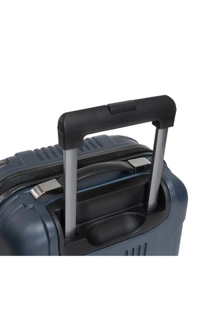 Kenneth Cole Out Of Bounds 20" Hardside Carry-on Luggage In Naval