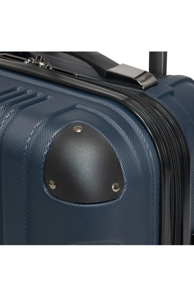 Kenneth Cole Out Of Bounds 20" Hardside Carry-on Luggage In Naval