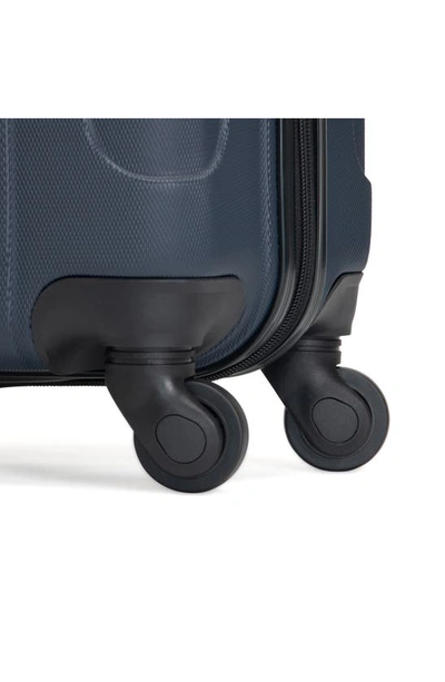 Shop Kenneth Cole Out Of Bounds 20" Hardside Carry-on Luggage In Naval