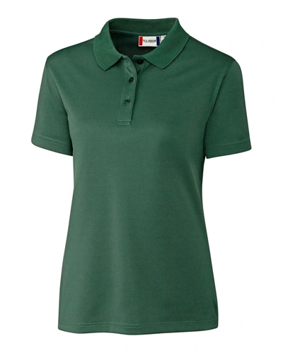 Shop Clique Lady Malmo Pique Polo Shirt In Green