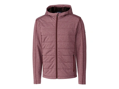 Shop Cutter & Buck Mens Altitude Quilted Jacket In Pink