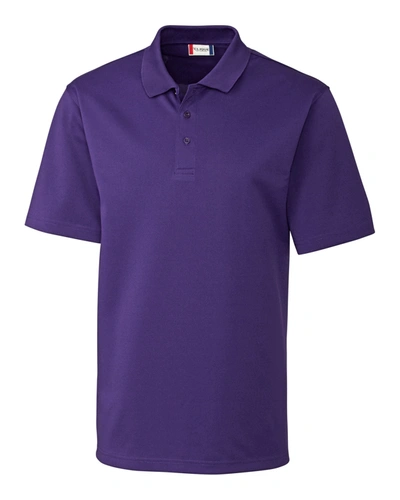 Shop Clique Men's Malmo Pique Polo Shirt In Purple