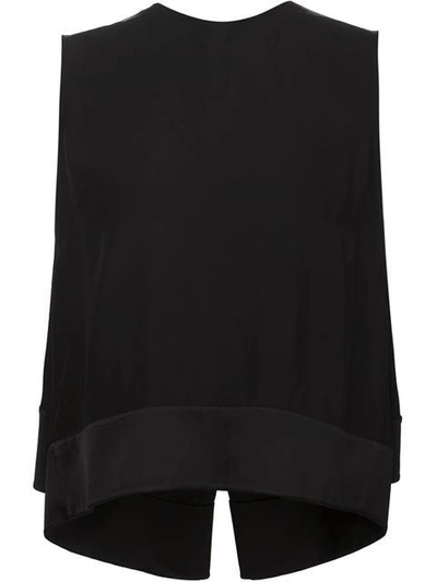 Shop Adam Lippes Layered Tank - Black