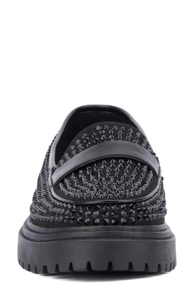 Shop Fashion To Figure Imani Gem Lug Sole Loafer In Black