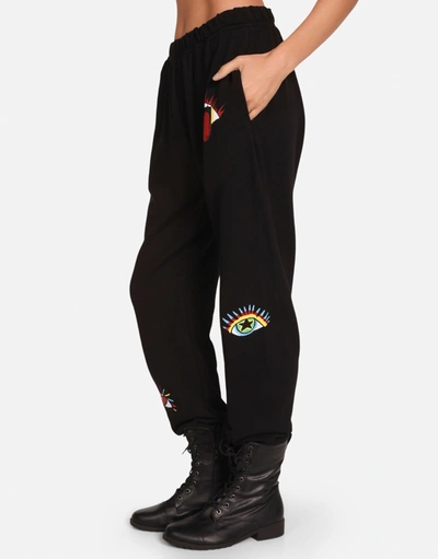 Lauren Moshi Chantria Rocker Eye In Black