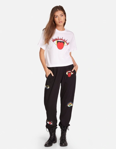 Lauren Moshi Chantria Rocker Eye In Black