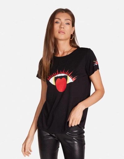 Lauren Moshi Janie Rocker Eye In Black