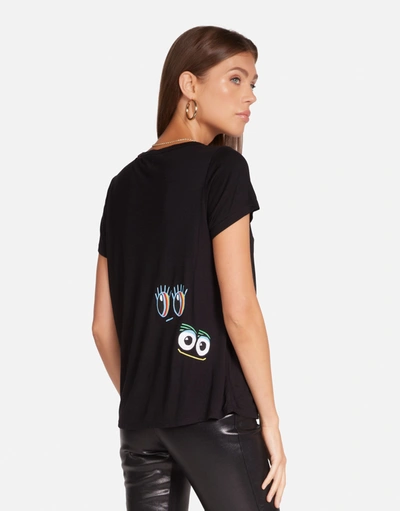 Lauren Moshi Janie Rocker Eye In Black