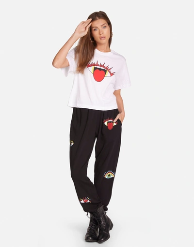 Lauren Moshi Rue Rocker Eye In White
