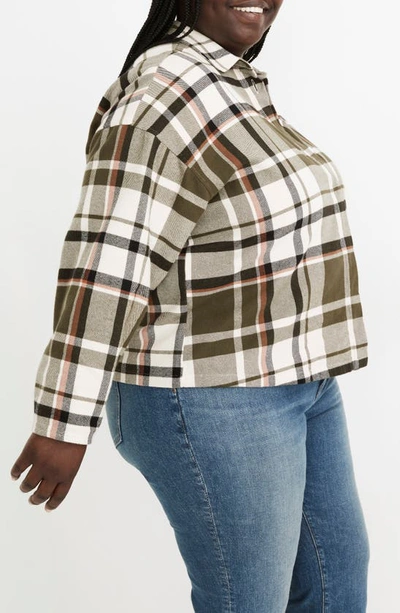 Shop Madewell Bromley Flannel Shirt In Toledo Capers