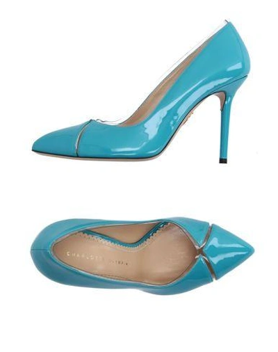 Shop Charlotte Olympia In Turquoise