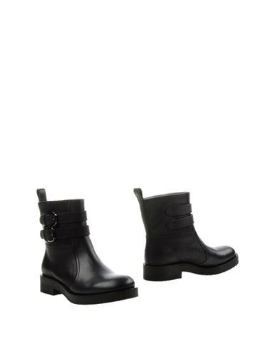 Shop Jil Sander Ankle Boots In Dark Blue