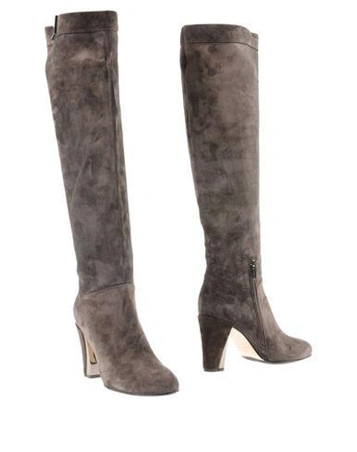 Shop Le Silla Boots In Dark Brown