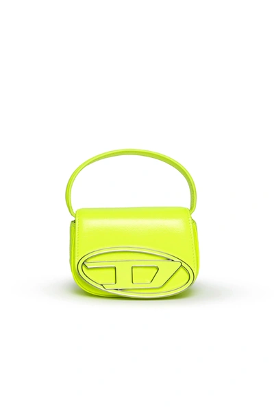Diesel 1dr Logo-plaque Shoulder Bag In Yellow