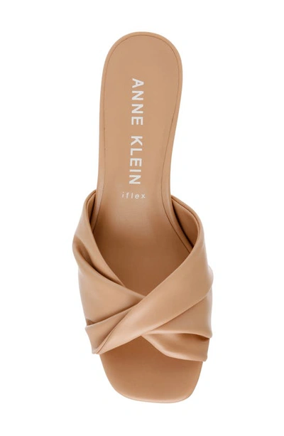 Shop Anne Klein Laila Sandal In Nude/ Platinum