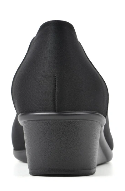 Cliffs By White Mountain Boldness Wedge Pump In Black/ Nylon