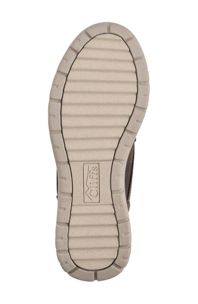 Cliffs By White Mountain Hearten Knit Collar Boot In Brown/ Fabric