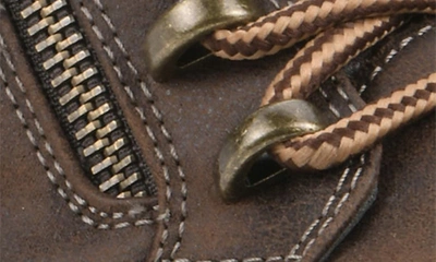 Cliffs By White Mountain Hearten Knit Collar Boot In Brown/ Fabric