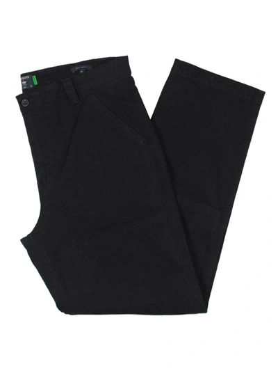 Shop Dockers Mens Straight Fit Mid Rise Chino Pants In Black
