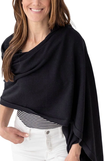 Shop Zestt Organics The Dreamsoft Travel Scarf In Black