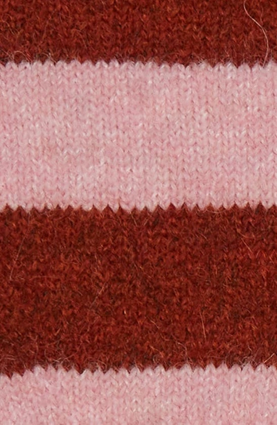 Shop Paloma Wool Patum Stripe Gloves In Pink