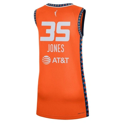 Shop Nike Jonquel Jones Orange Connecticut Sun 2021 Explorer Edition Victory Player Jersey