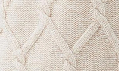 Shop Barbour Perch Wool Blend Turtleneck Sweater In Oatmeal
