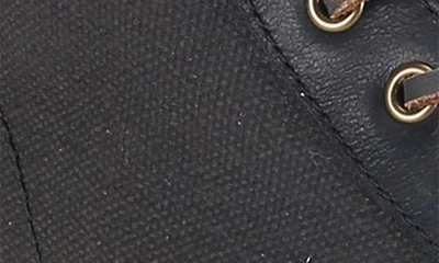 Shop Frye Hoyt Mid Water Resistant Sneaker In Black - Ruffle Leather Canasta