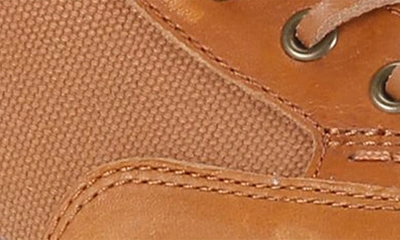 Shop Frye Hoyt Mid Water Resistant Sneaker In Tobacco Veg Leather