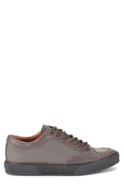 Shop Frye Hoyt Low Water Resistant Sneaker In Charcoal - Dazed Leather