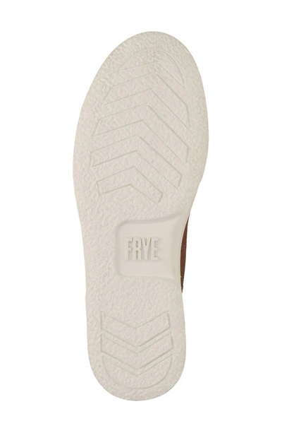 Shop Frye Hoyt Mid Water Resistant Sneaker In Brown Leather