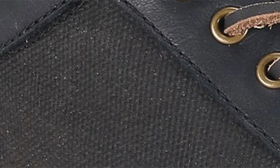 Shop Frye Hoyt Low Water Resistant Sneaker In Black - Ruffle Leather